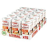 LITORAL Hoy Legumbres Alubias con su sofrito - Plato Preparado Sin Gluten - Pack de 15x435g - Total: 6.52kg